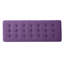Banc Mid-Century, siège de couleur mauve, pieds en bois massif