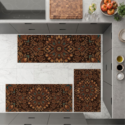 Tapis de cuisine Mandala