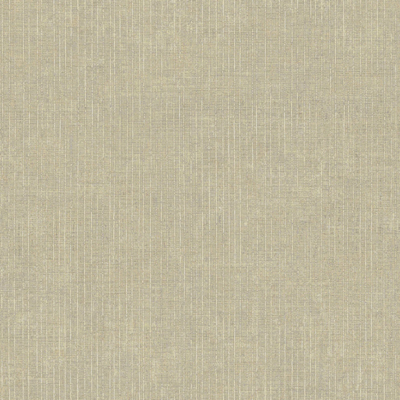 Italian Style Distressed Pinstripe Design Wallpaper Roll, Beige