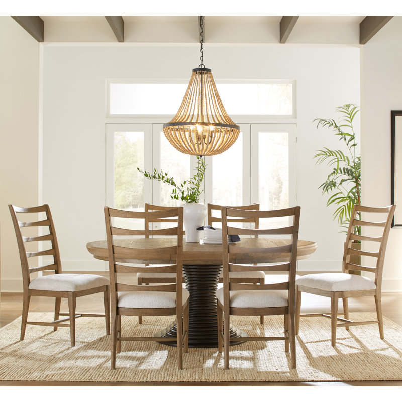 Panama Jack 50Th Anniversary Round Dining Set, 7 Pieces: Table, 6 Chairs