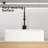 Above - Counter, White Vessel Sink, Bathroom, Ceramic Material, Rectangular Design, Deep Basin, Quick Water Removal