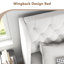 Lit plateforme tapissier Kewania Bedback-688915721-688915723