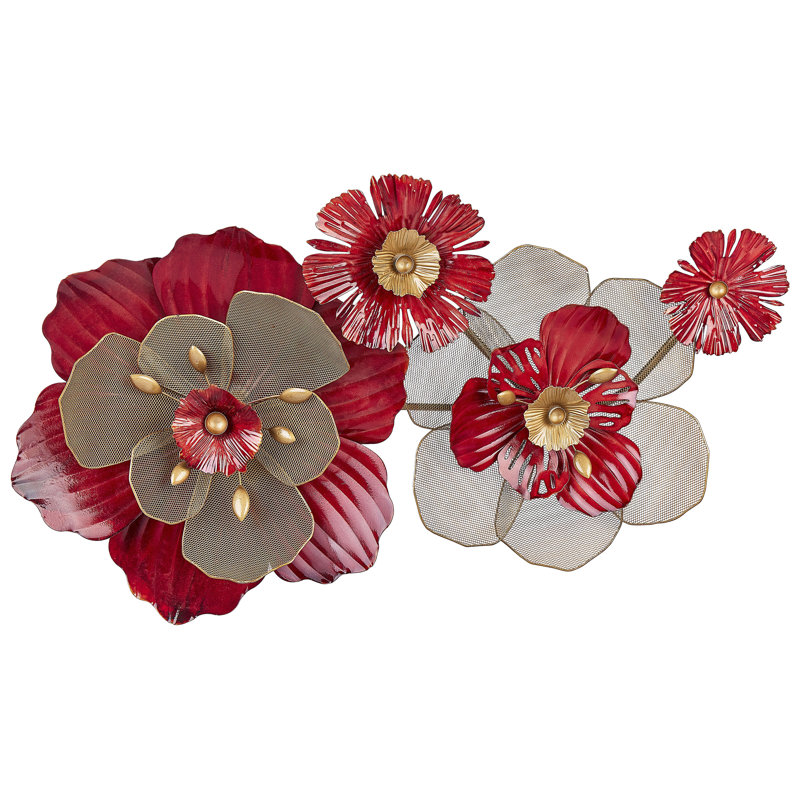 SCANDIUM Handmade Traditional Plants & Flowers Wall Decor on Metal
