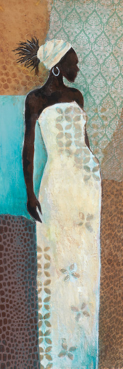 Impression sur toile tendue, "collée à brillance i", H 36 po x l 12 po x P 1,5 po