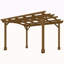 Pergola arquée, treillis de jardin pour l'extérieur