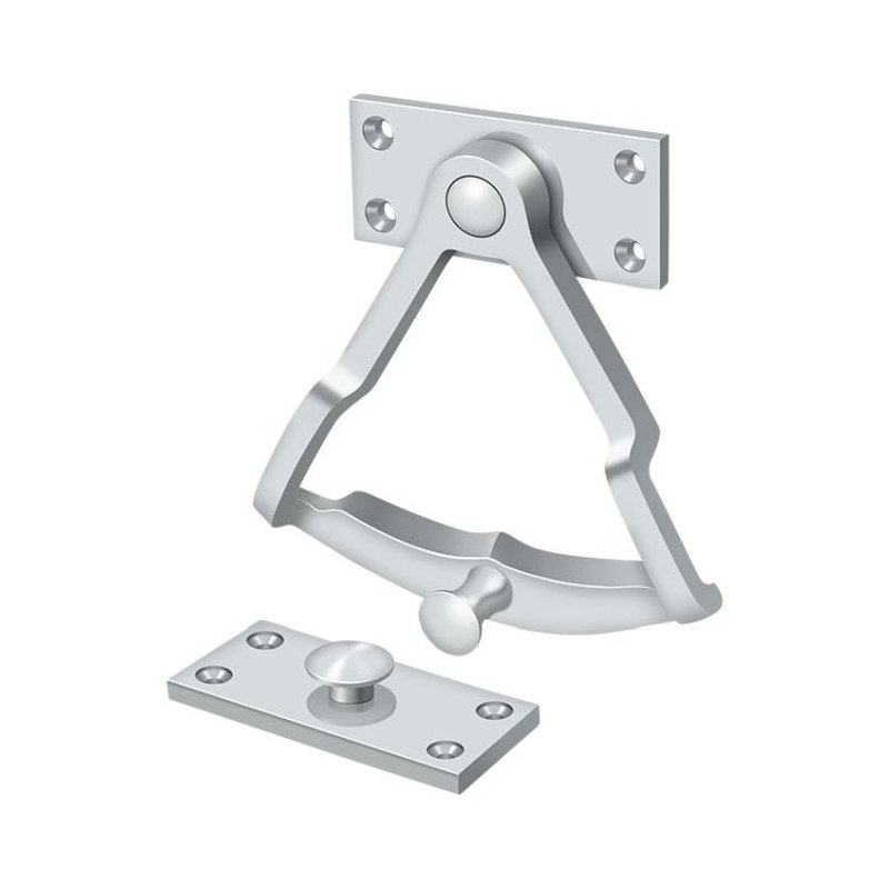 Latch/Catch/Bolt, Polished Chrome