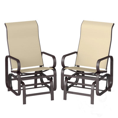 Ensemble de 2 chaises longues d'extérieur coulissantes