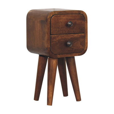 Gelsomina 20cm W Solid Wood Bedside Table