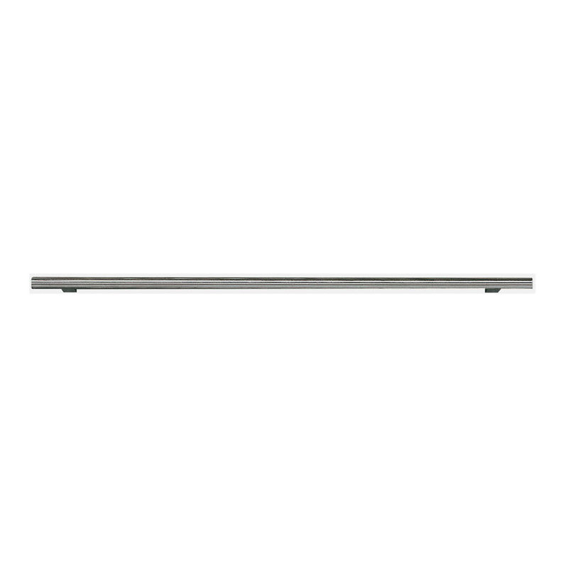 ILVE Professional Plus Upper Stainless Steel Handrail, 1" H x 48" W x 2" D