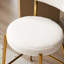 Ensemble de 4 tabourets de bar rembourrés en tissu moderne Teddy-236565986-236565997