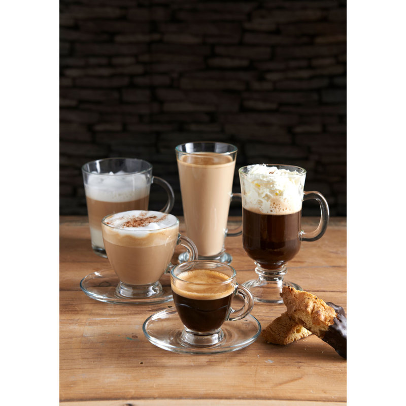 Entertain Glass Coffee Mug