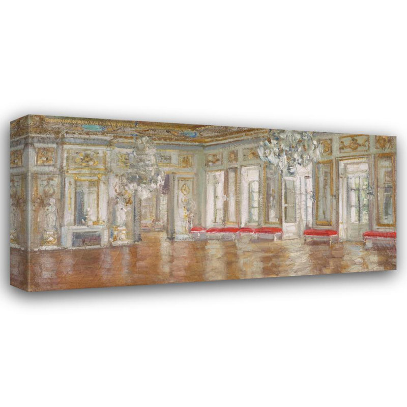 «White Hall» par Aleksandr Sredin - Art mural sur toile tendue avec châssis, H 24 po x l 17 po