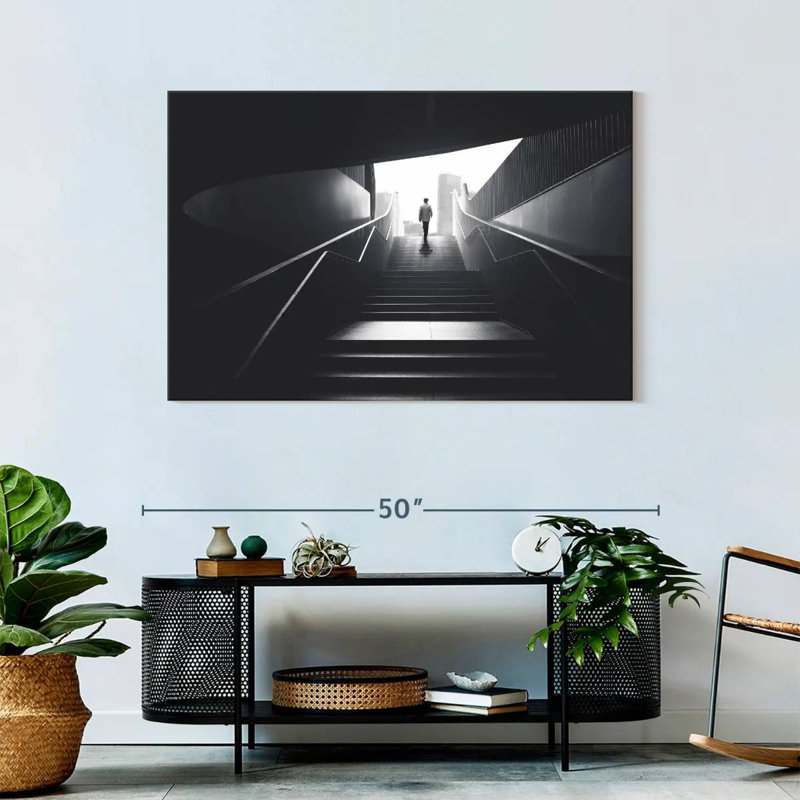 Staircase Ascent, 30" H x 45" W