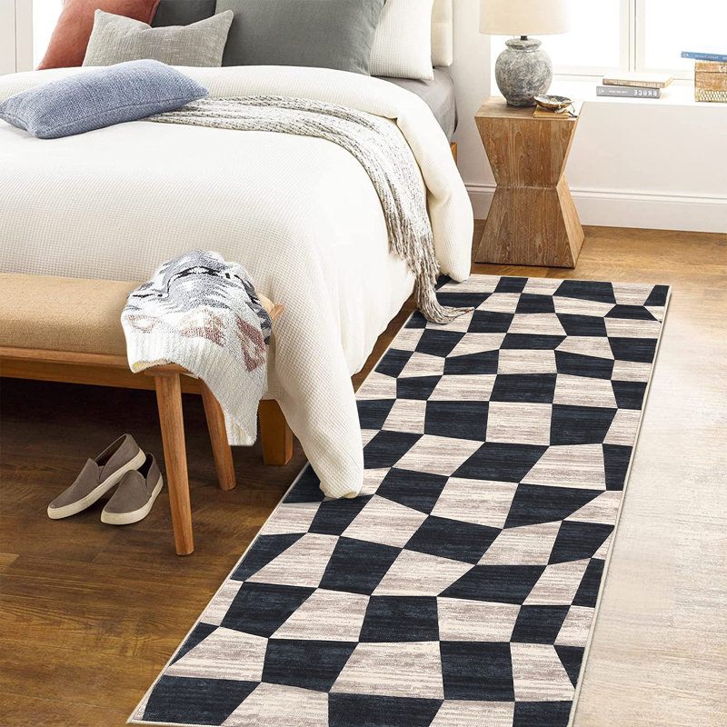 Tapis Rezzan avec envers antidérapant, Tapis de couloir 2 pi x 6 pi