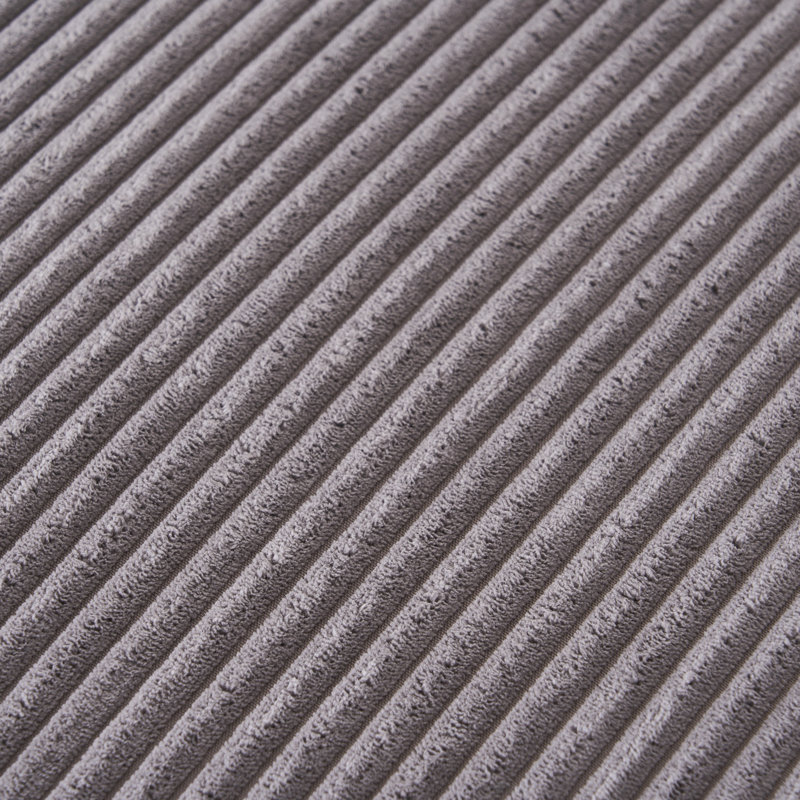 Canapé modulaire Boneless, Velours côtelé gris