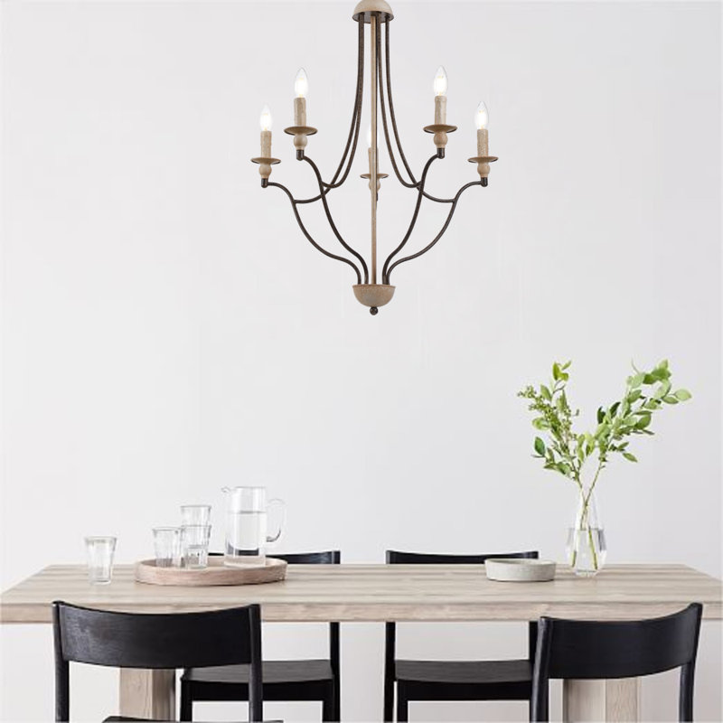 Ainoah 5 - Light Dimmable Chandelier