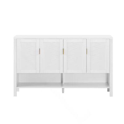Rivelle Modern Storage Sideboard with 4 Doors and Adjustable Shelves