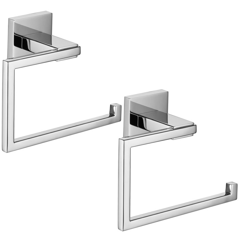 Porte-papier hygiénique mural pour salle de bain, Chrome poli