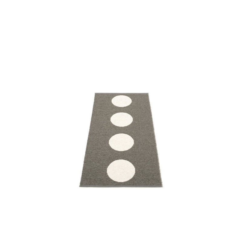 Rug VERA Charcoal 2.25 x 7.5 ft, Runner 2'4" x 5'