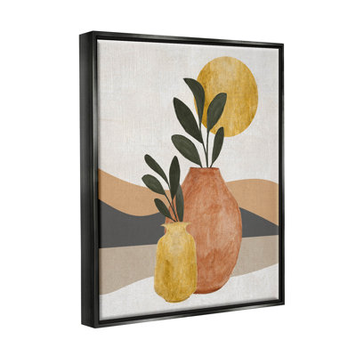 " Desert Sun Geometric Botanicals " by Janet Tava