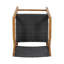 Tabouret en osier et bois Genesee