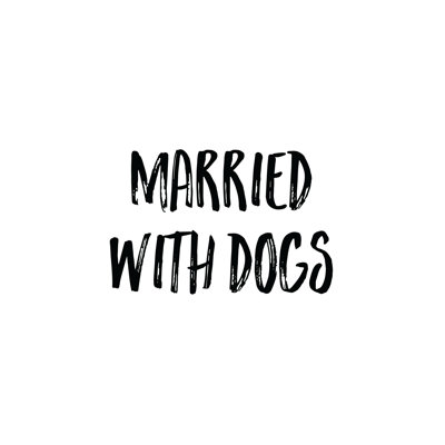 Married With Dogs - Wrapped Canvas Print