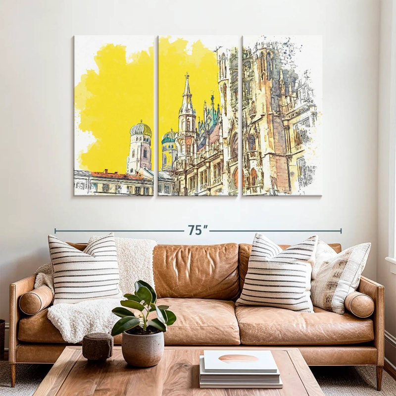 Munich Lilie, 42" H x 65" W