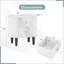 Nightstand w/ 2 Drawers Faux Marble Bedside Table for Small Space-403458922