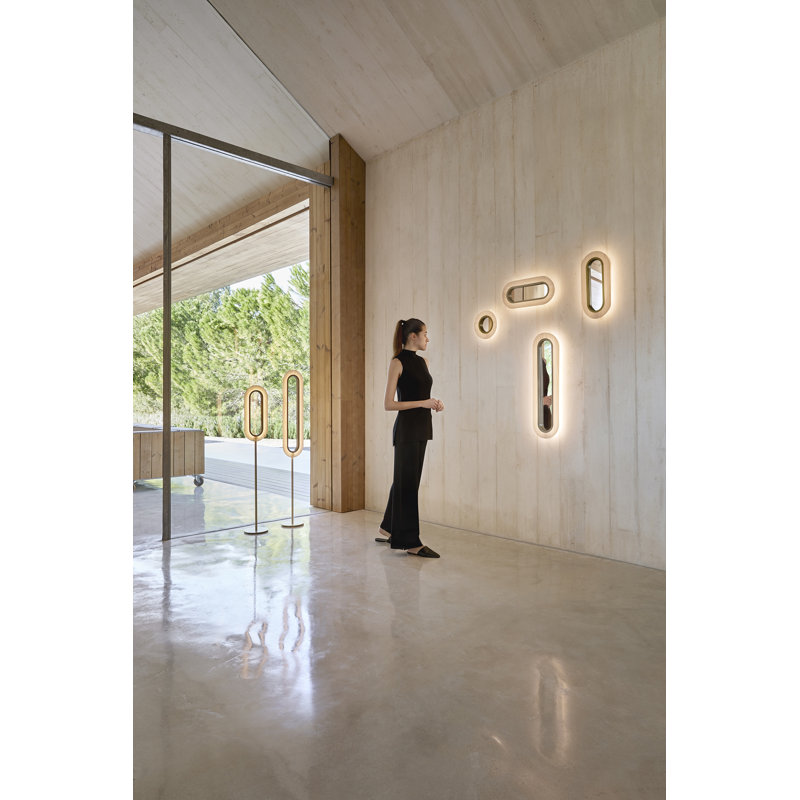 Lens 1 - Light LED Wallchiere, Gold, White