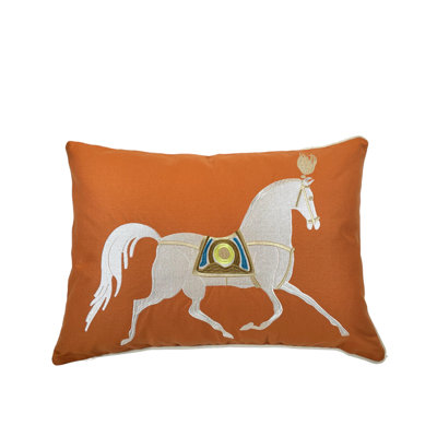 Animal Print Cotton Reversible Pillow Cover
