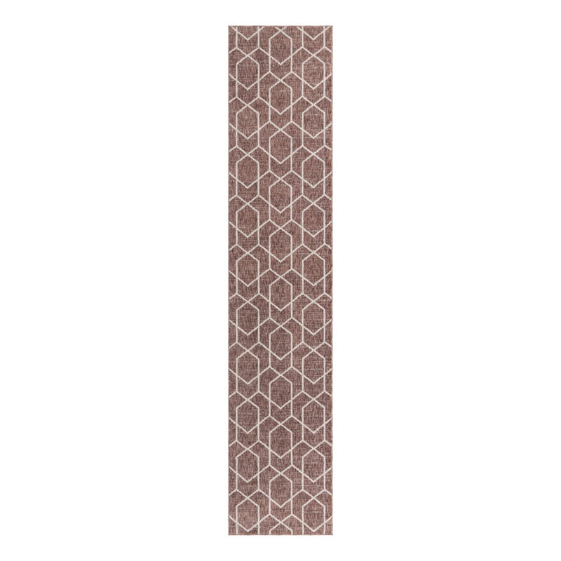 Breze Geometric Indoor Rug, Runner 2'7" x 12'