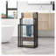 Porte-serviettes autoportant en métal noir Modern Modern-1202313321