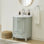 Meuble-lavabo simple 24 po avec comptoir en céramique Thibault