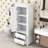 Modern Bathroom Storage Cabinet with Adjustable Shelf, 2 Drawers and Anti-Tipping Design-806922334