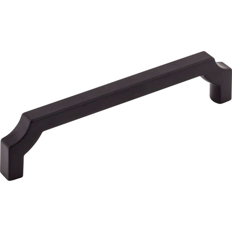 Davenport Bar pull, Flat Black, 5 1/16" Center to Center