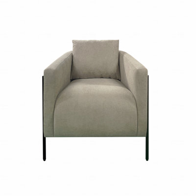 Chaise d'appoint avec extérieur en corde