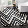 Stephen Chevron Wool Hand Woven Area Rug