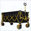 Chariots de plage utilitaires robustes avec hayon ouvert et roues tout-terrain, capacité de 480 lb, cadre ultra-stable breveté, aucun assemblage requis
