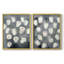 ABSTRACT Series CMXIX - Impression encadrée de qualité supérieure - prête à être accrochée - aucun clou requis - aucun clou requis-258113247-258113233