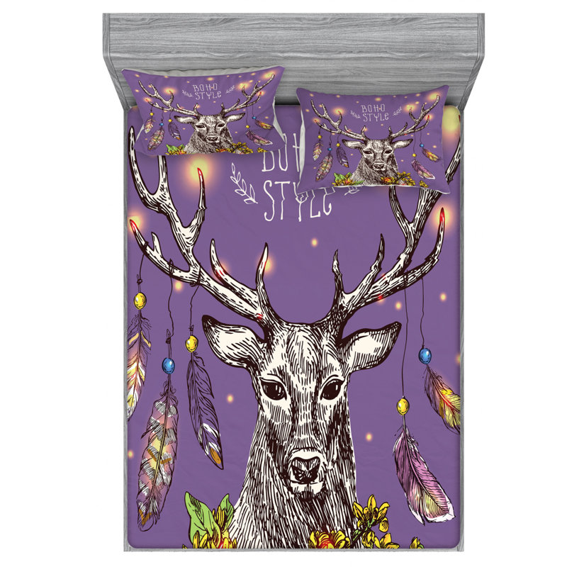 Microfiber Sheet Set, Full Sheet Set + Fitted Sheet + 2 Pillowcases