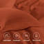 300TC Microfiber Duvet Cover Set – Reversible Luxury 3-Piece-118106135-118106152