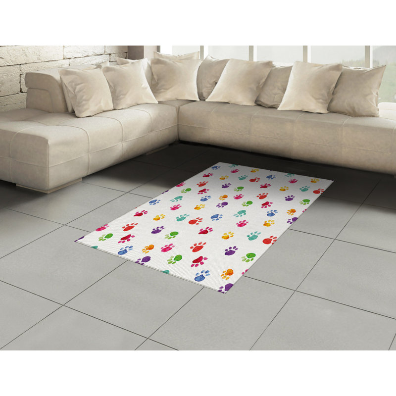 Nolia Animal Print Hand Woven Area Rug, Rectangle 120 x 180cm