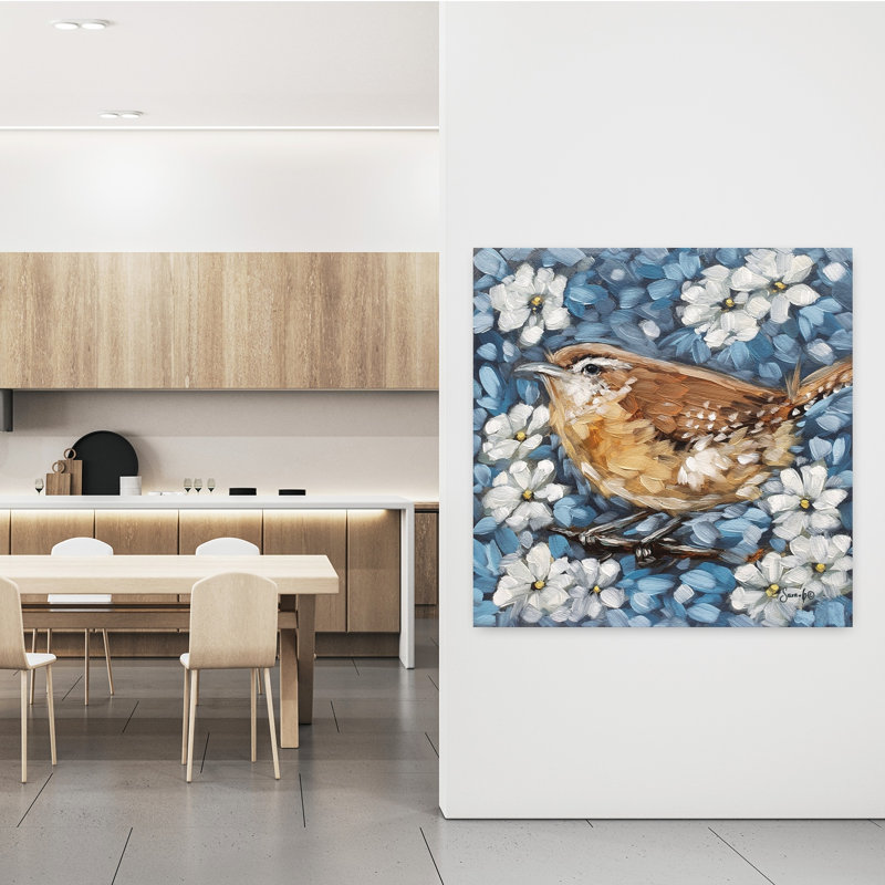 Spring Song 1 Piece Wrapped Canvas Wall Art, 121.92cm H x 121.92cm W