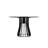 Round Faux Marble Top with Steel Base Dining Table-927445943