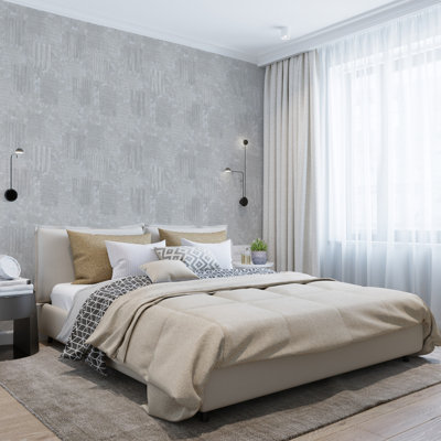 Superfresco Armature Texture Grey Wallpaper