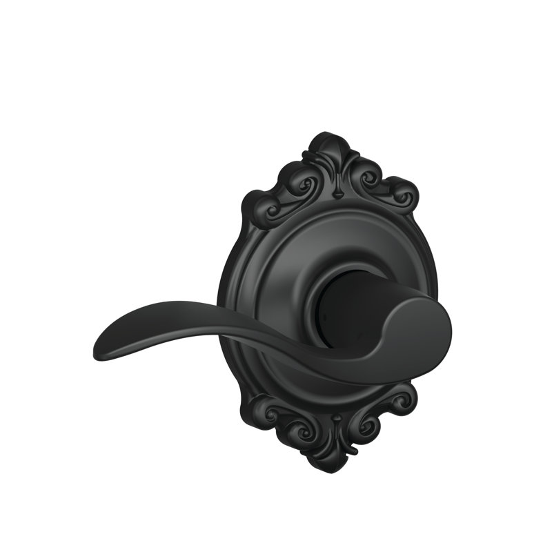 Addison passage Door Lever, Matte Black