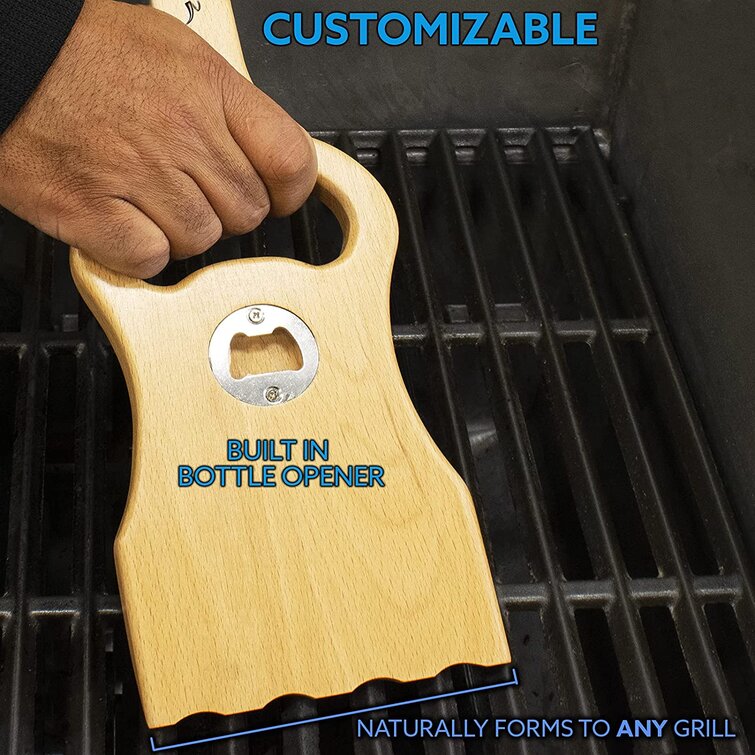 Wooden Grill Scraper - Bottle Opener