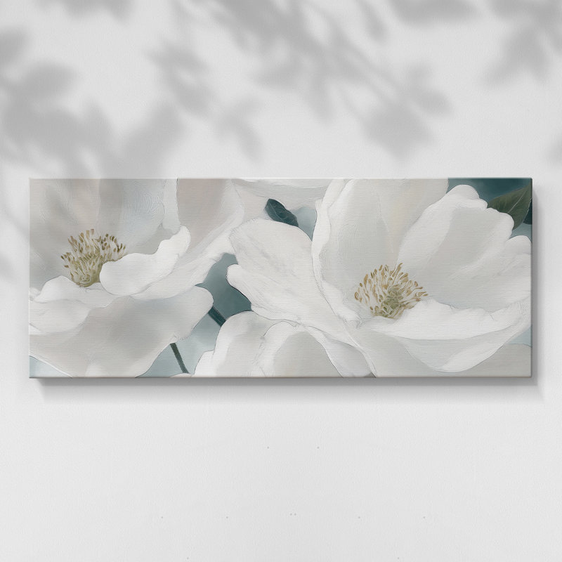 Botanical Series-CECXLII- Toile tendue avec châssis - Prêt à être accroché, H 12 po x l 30 po