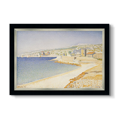 La jetée à Cassis, Opus 198, 1889 - Paul Signac - Toile encadrée sur mesure