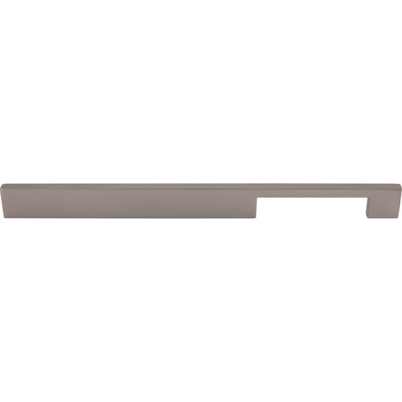 Linear 12" Center to Center Bar Pull, Ash Gray